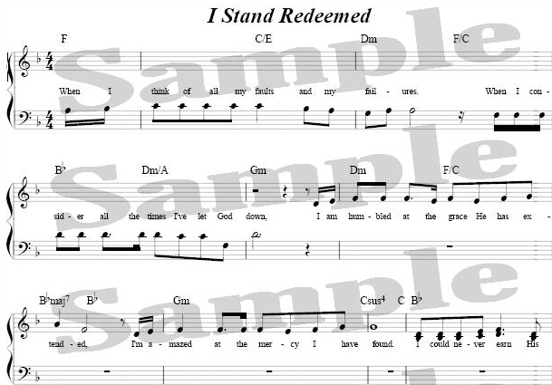 I Stand Redeemed